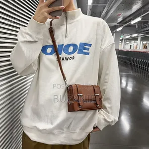 Men Leather Crossbody Bag Portable Crossbody Bag
