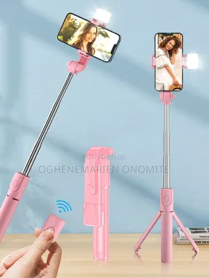 Selfie Stick With Led Light