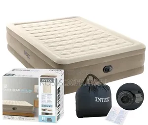 Intex 64428 Queen Size Dura-Beam Ultra Plush Airbed