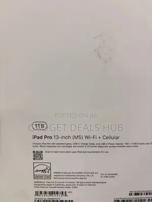 New Apple iPad (2025) 1 TB