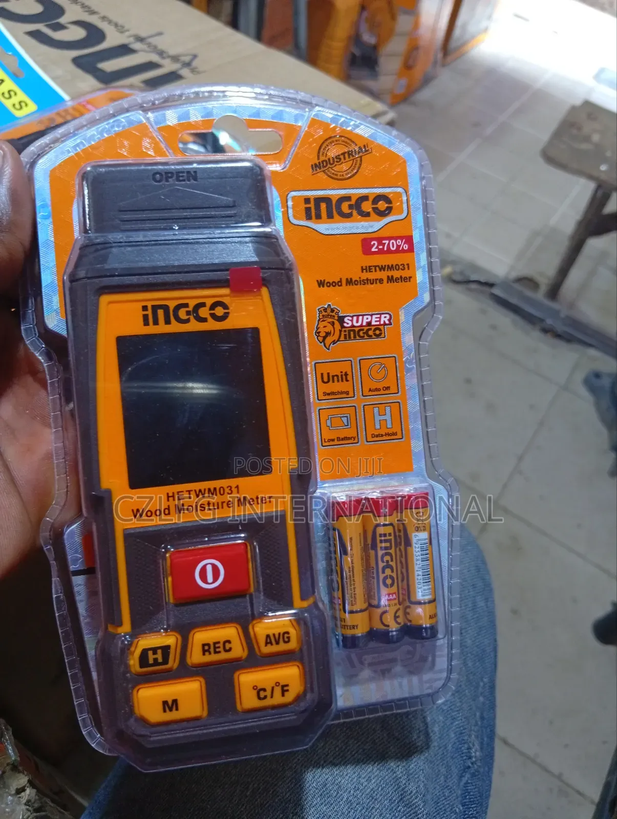 Ingco Wood Moisture Meter 2-70