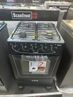 Scanfrost 4burner Standing Gas Cooker 60 by 60
