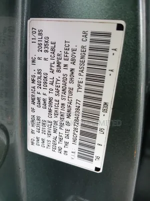 Honda Accord 2008 Green