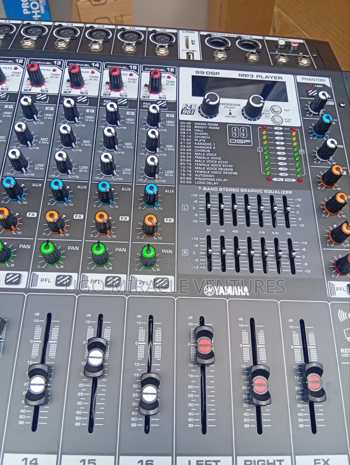 Powered Mixer Amp 16 Channel