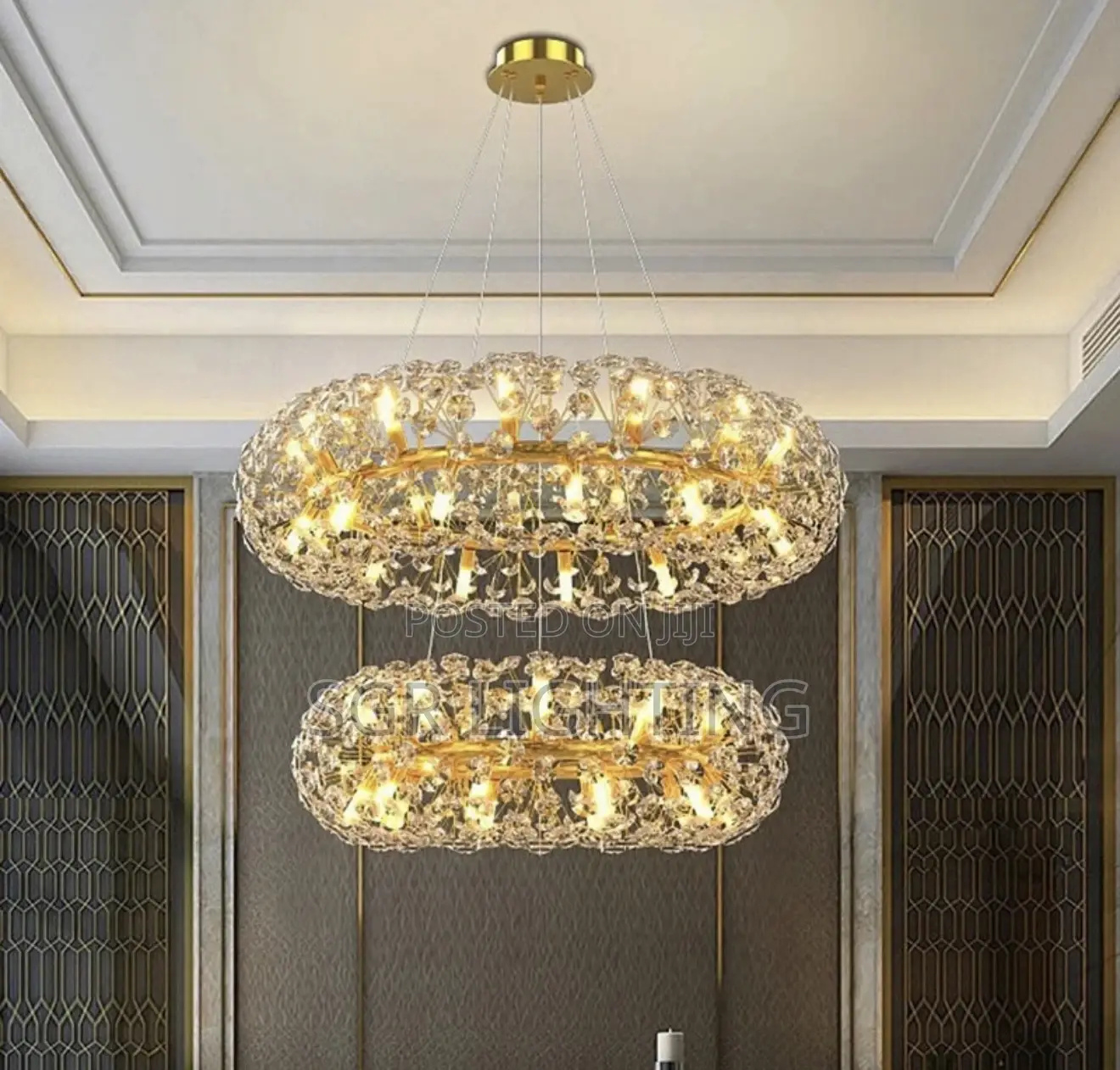 2025 Dandelion Crystal Chandelier Ring Lighting