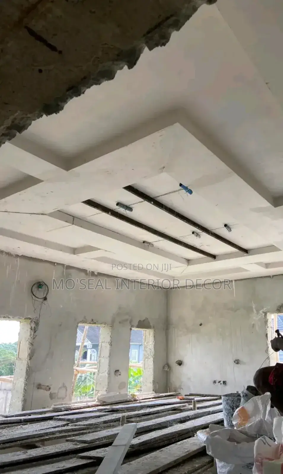 Pop Ceiling and Wall Screending