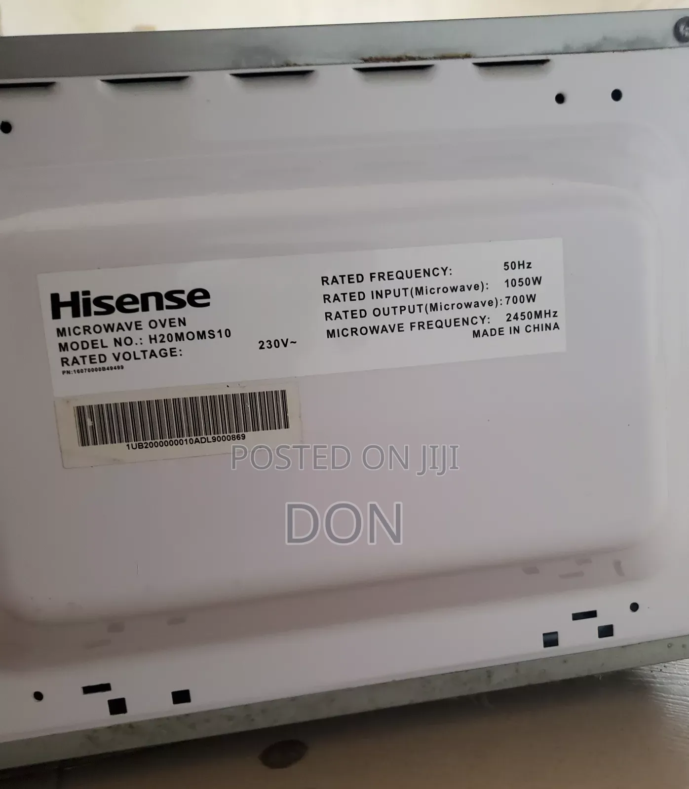 Hisense Micro Wave 20l 700w
