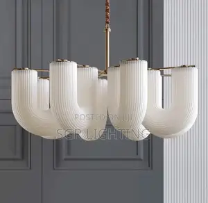 Modern U-Shaped Chandelier Home Decor Led Pendant Lamps
