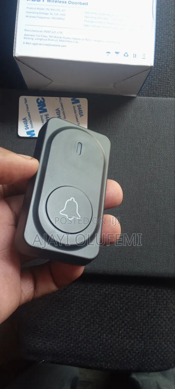 Long Range Smart Wireless Doorbell.