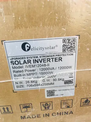 12kva 48v Felicity Hybrid Inverter (Ivem)