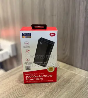 Itel Powerpulse 30,000mah, 22.5w Powerbank.