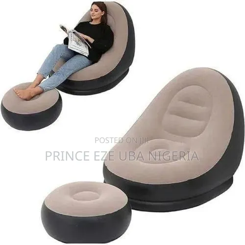 Inflatable Sofa With Foot Rest