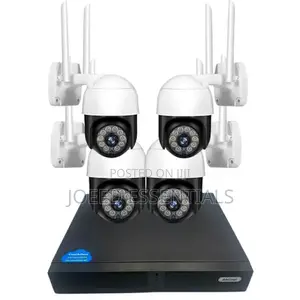 Professional 4-Way Security Camera Kit System