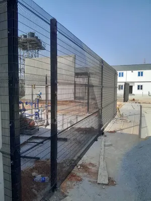 Black Atifinger Panel Mesh