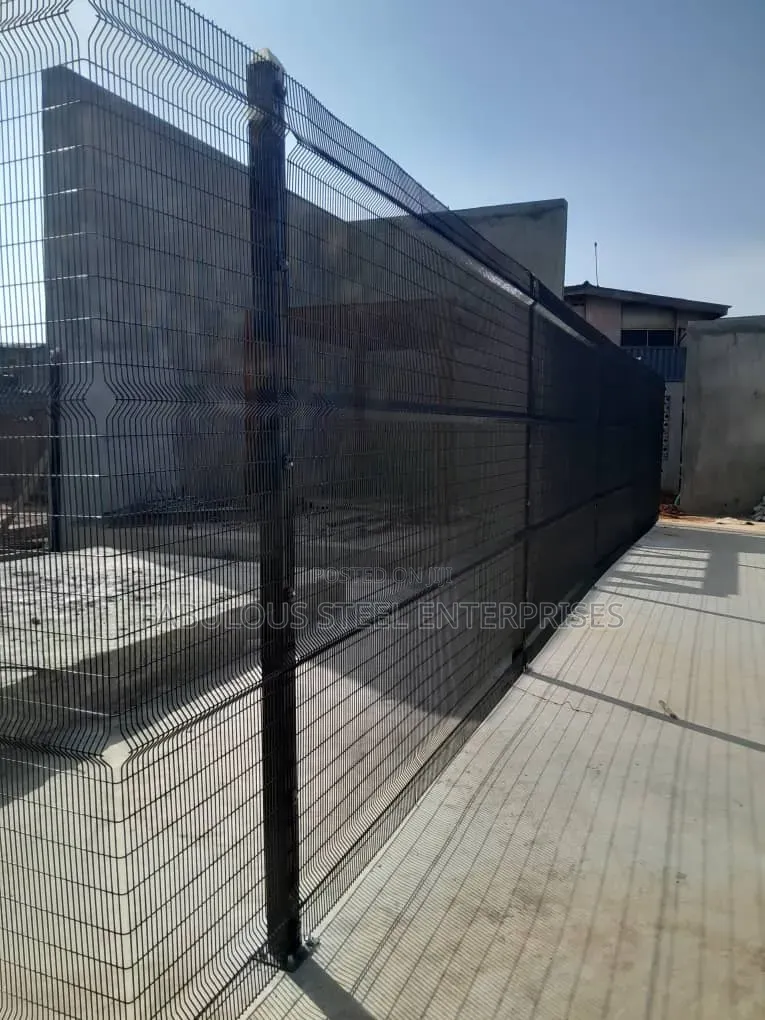 Black Atifinger Panel Mesh