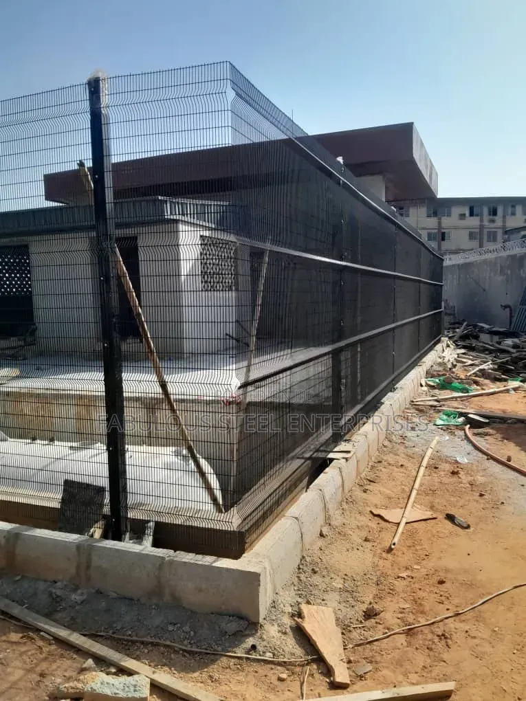 Black Atifinger Panel Mesh