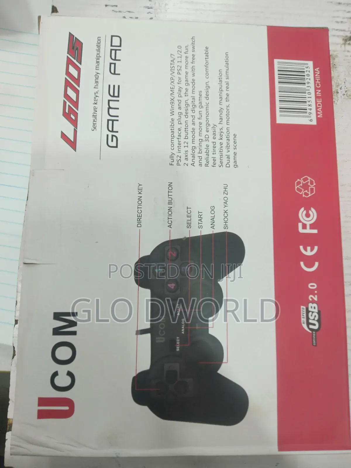 Single Wired Game Pad