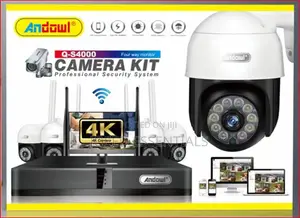 Professional 4-Way Security Camera Kit System