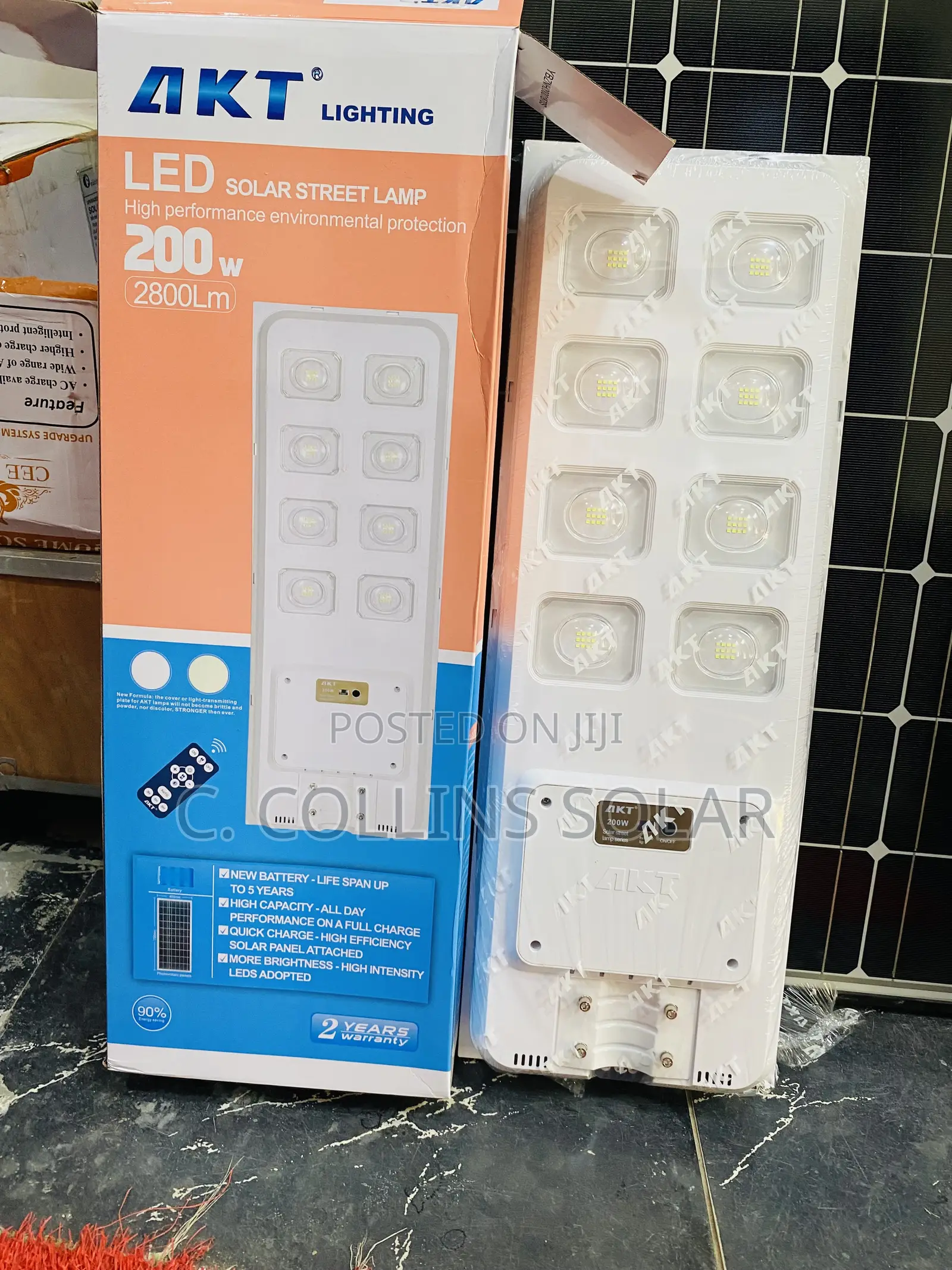 200w Akt Solar Street Lights