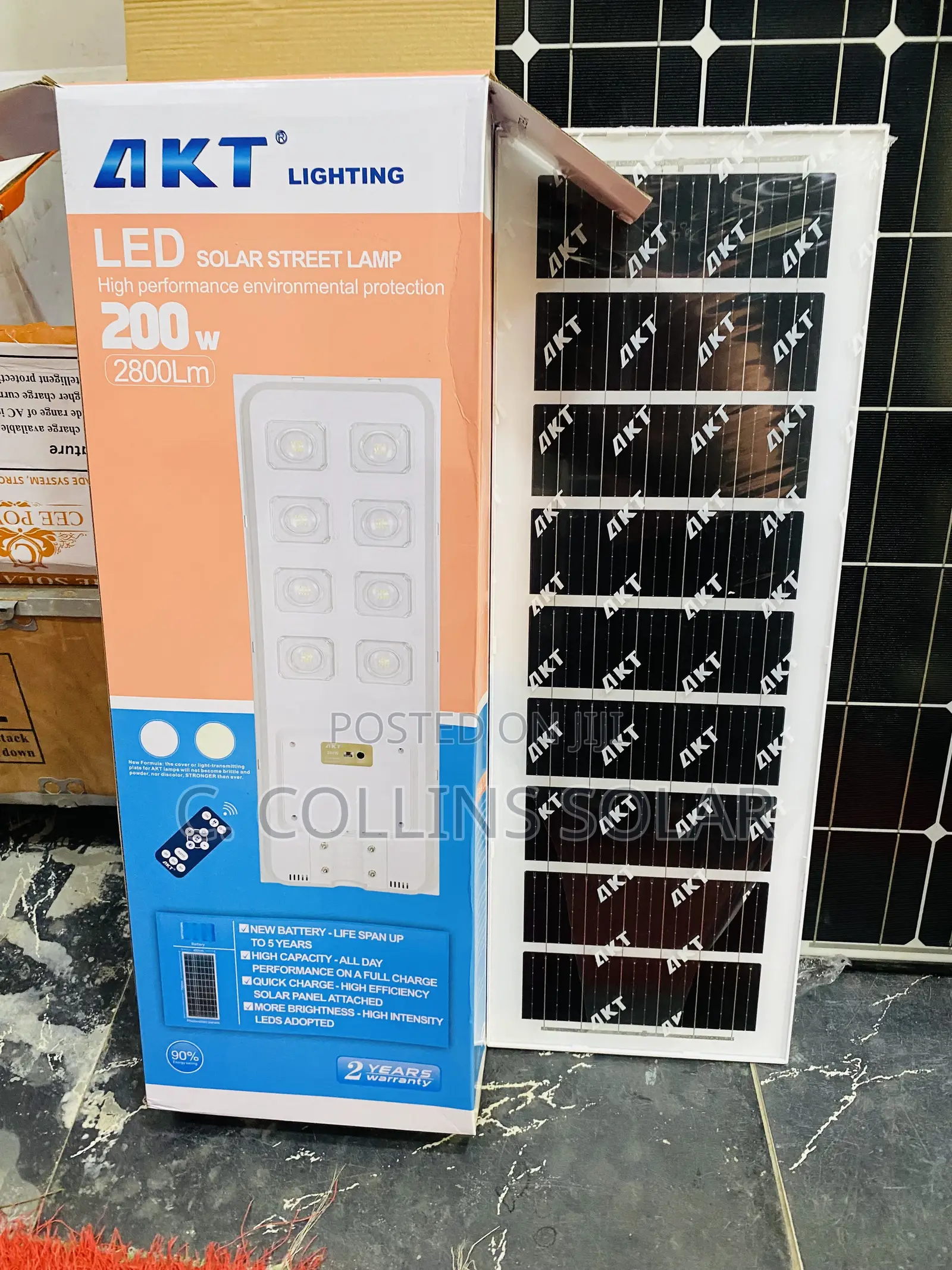 200w Akt Solar Street Lights