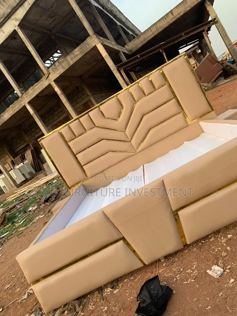 6 by 7 Padded Bedframe