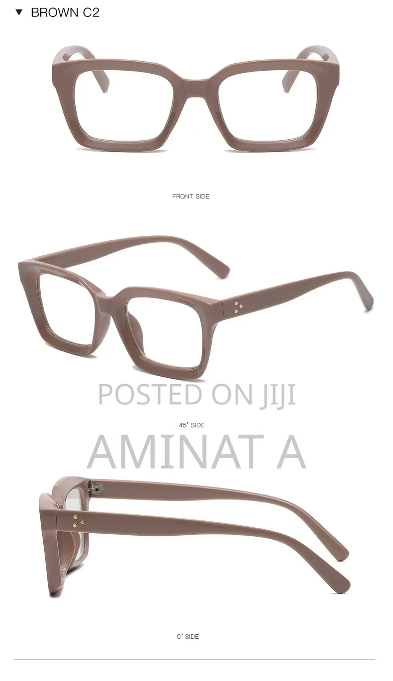 Rectangular Women Sunglasses(Brown)