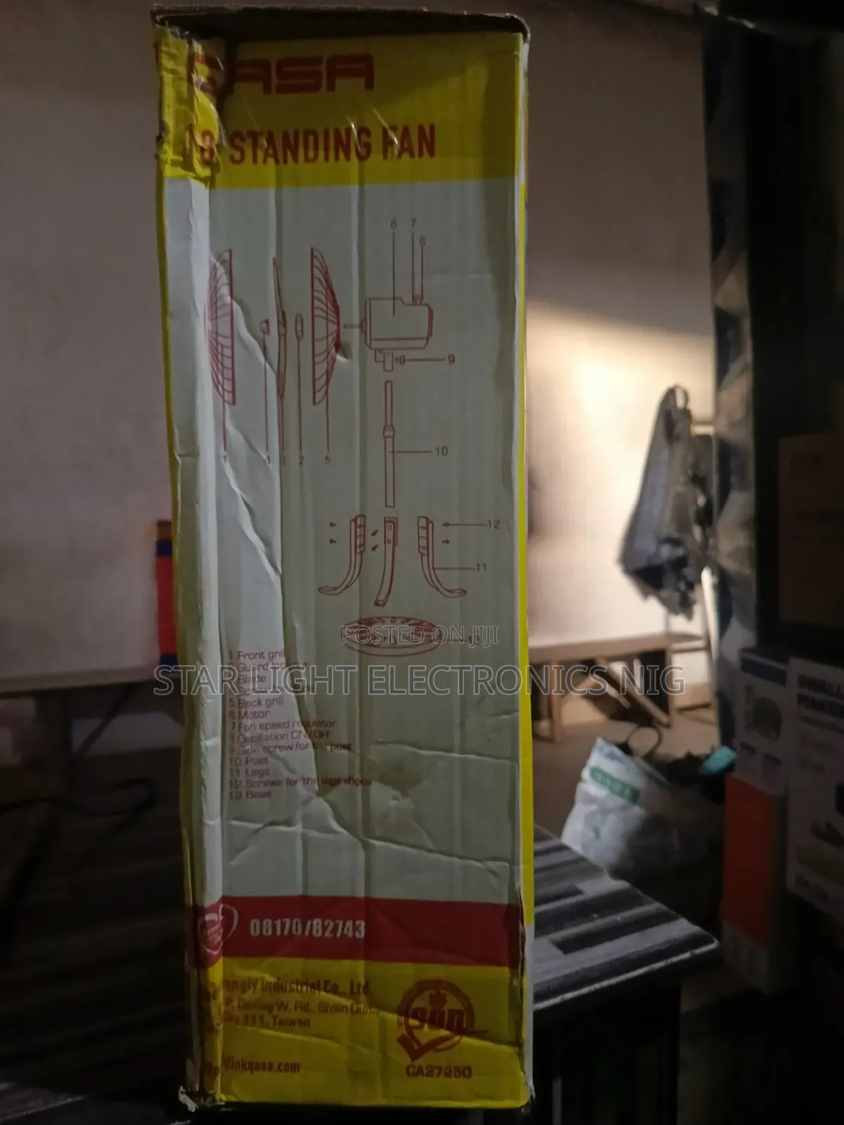 Solar Qasa Standing Fan 18