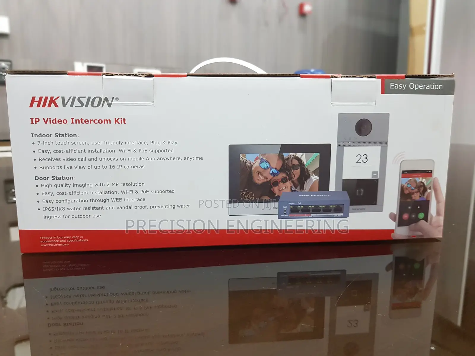 Hikvision Ds-Kis604-S(C) Ip Video Intercom Kit
