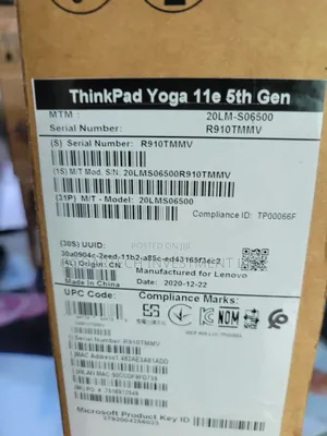 New Laptop Lenovo ThinkPad Yoga 4GB Intel Celeron SSD 128GB