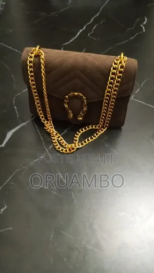 Brown Swede Classic Bag