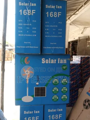Rechargeable Solar Fan 16nches