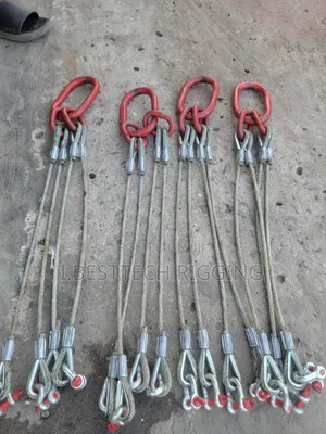 4legged 2tons Sling Wire Rope With End Pressing