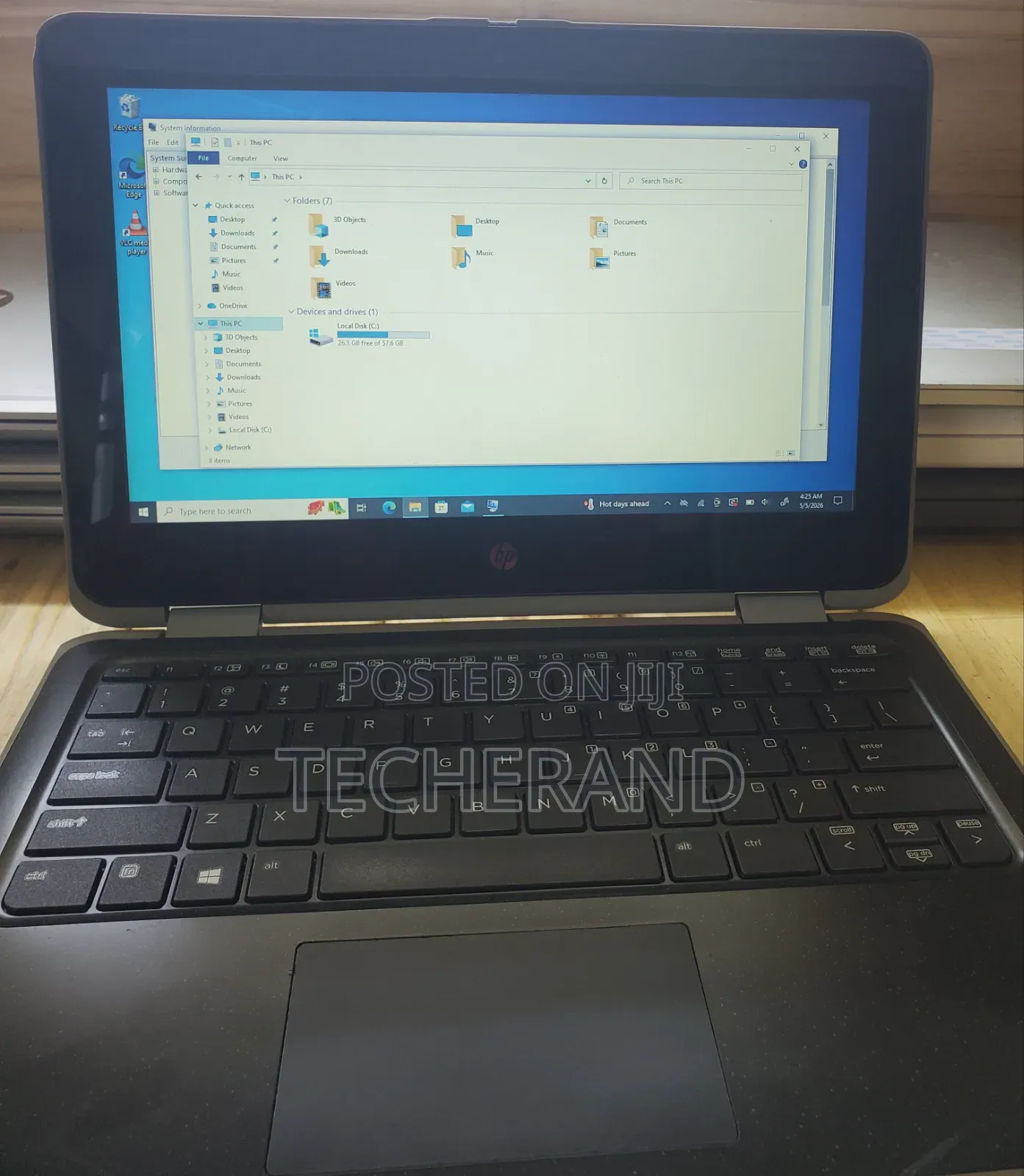 Laptop HP 4GB Intel Celeron SSD 60GB