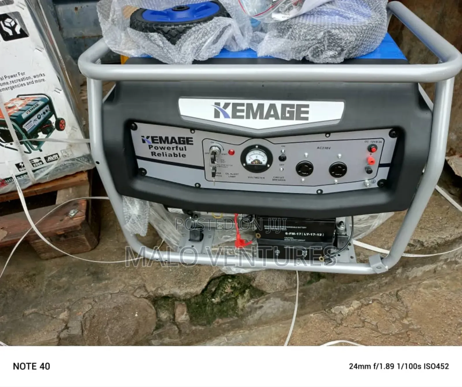 3.5kva Kemage Remote Start Generator