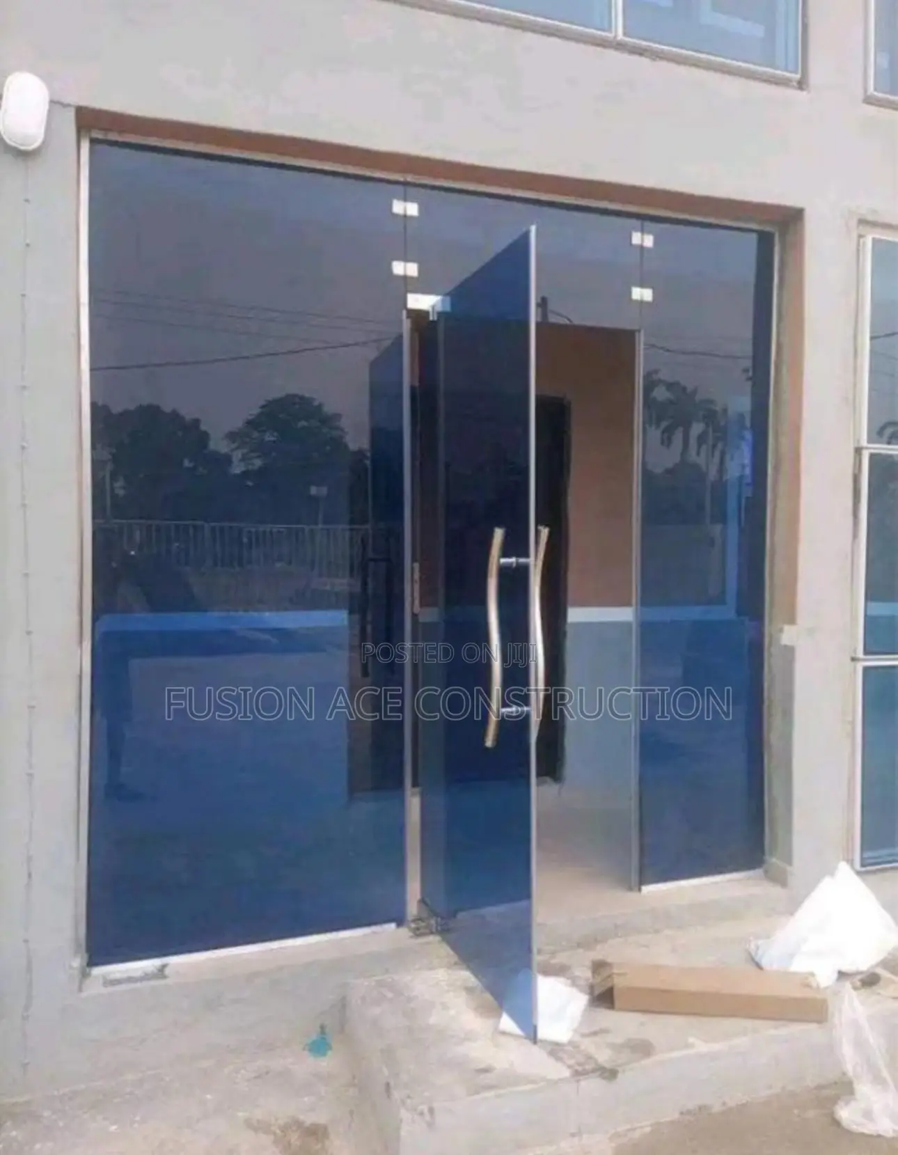Glass Partition With Doors