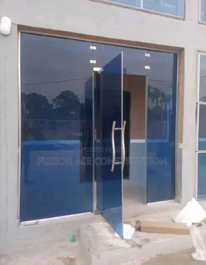 Glass Partition With Doors