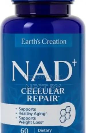 Earth’S Creation Nad+ Cellular Repair – 60 Capsules
