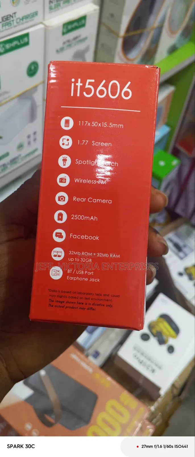 New Itel it5606 32 GB Black