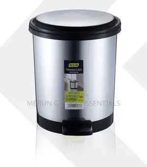 Pedal Trash Can With Inner Bucket