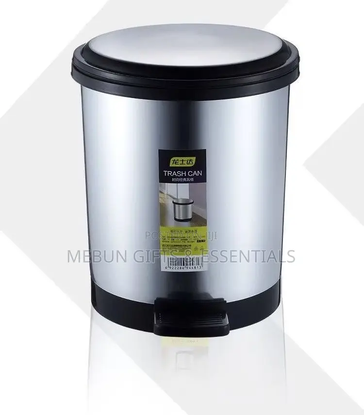 Pedal Trash Can With Inner Bucket