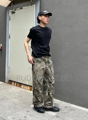 Silent Camo — Muted Print Trousers