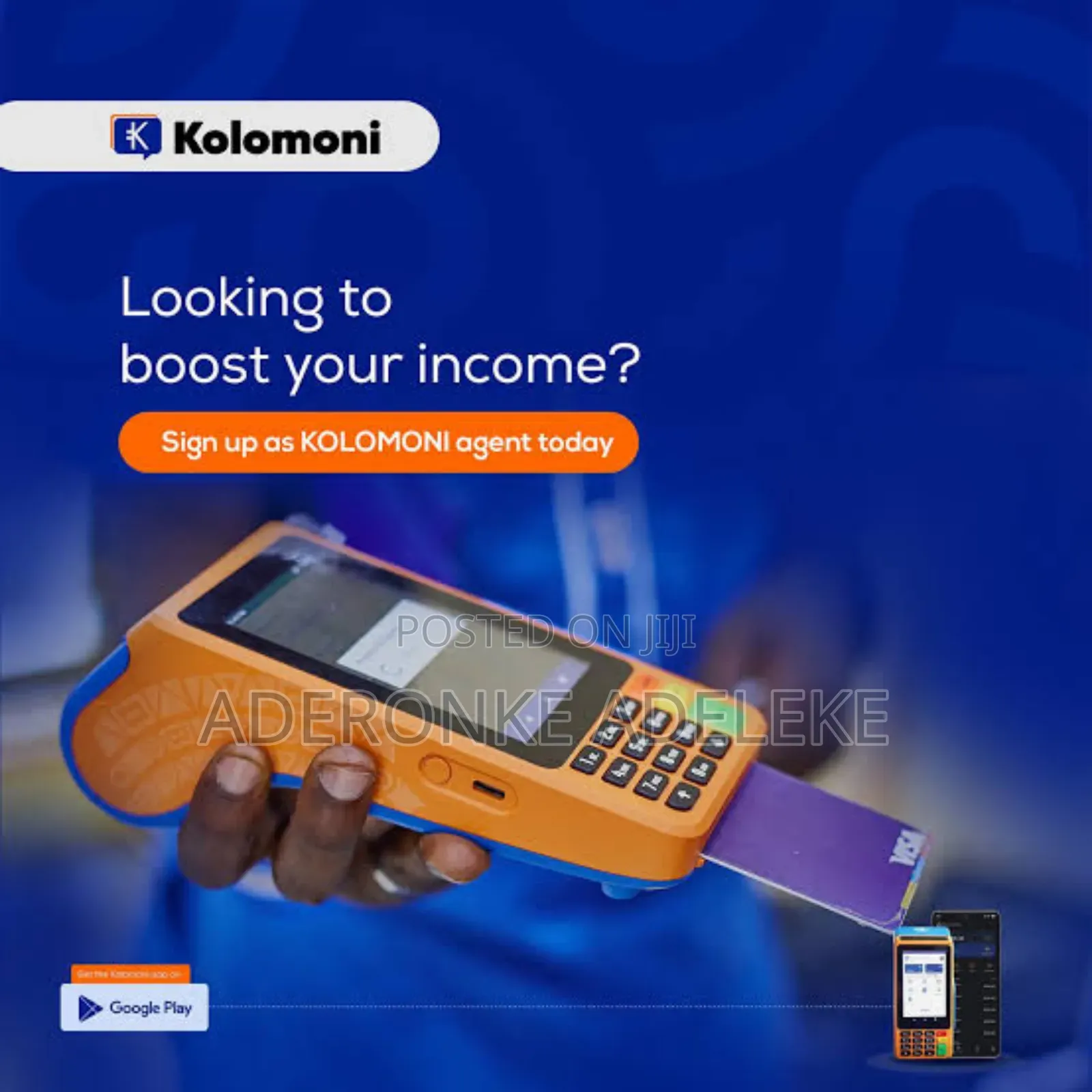 Kolomoni Android and Mini Terminal Available (No Terget)