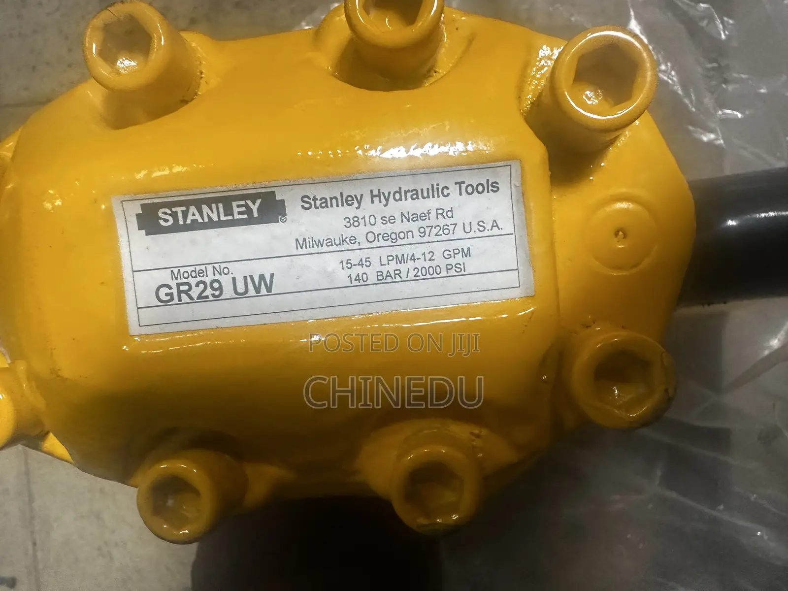 Hydraulic Grinder Machine 9”