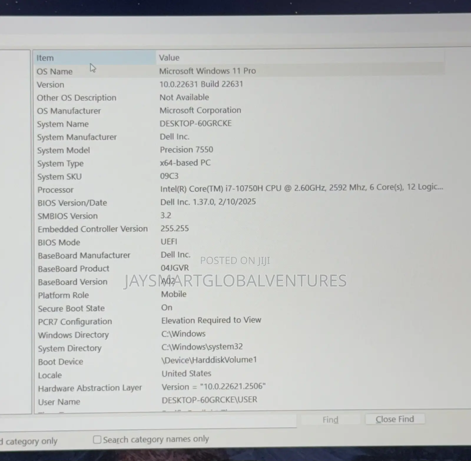 Laptop Dell Precision 15 7550 32GB Intel Core i7 SSD 512GB