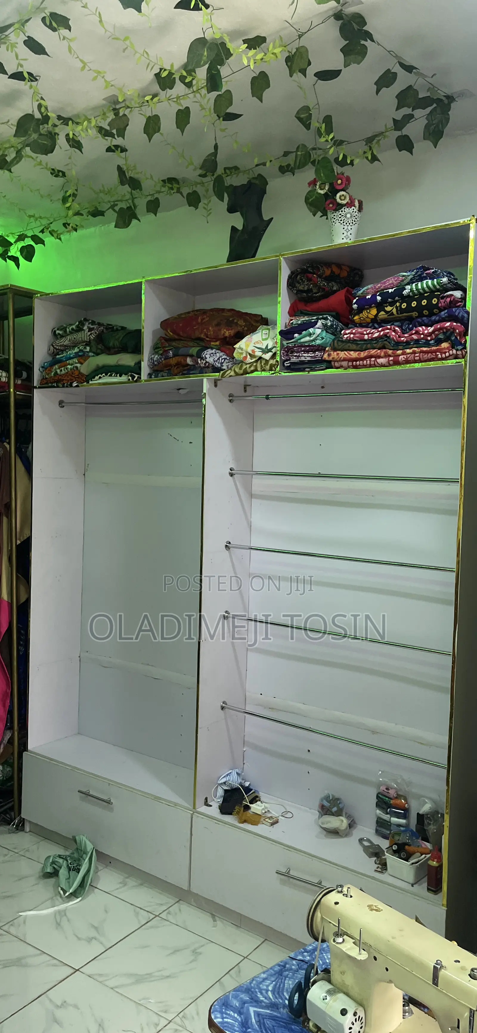 8ft White HBF Shelf