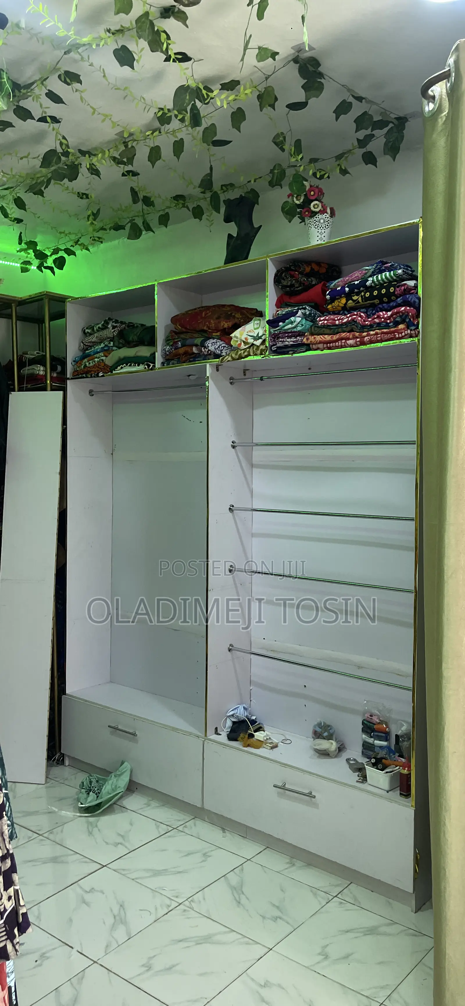 8ft White HBF Shelf