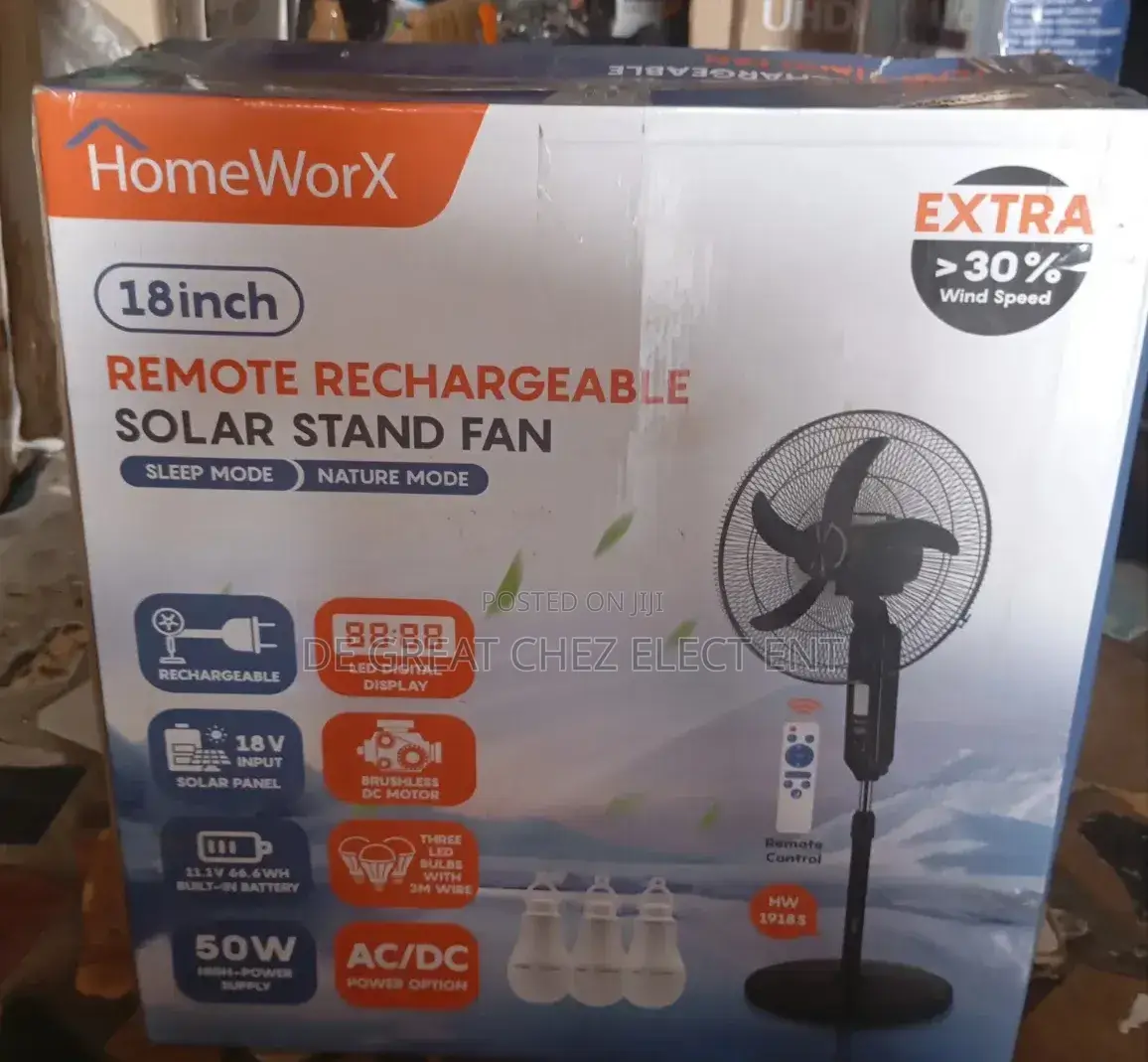 Rechargeable Fan