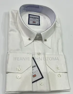 High Classic Luxury Designer White Shirt