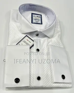 High Classic Luxury Designer White Shirt