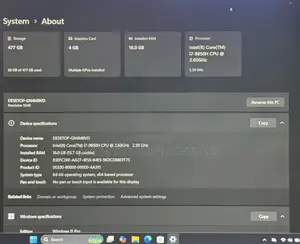 Laptop Dell Precision 15 5540 16GB Intel Core i7 SSD 512GB